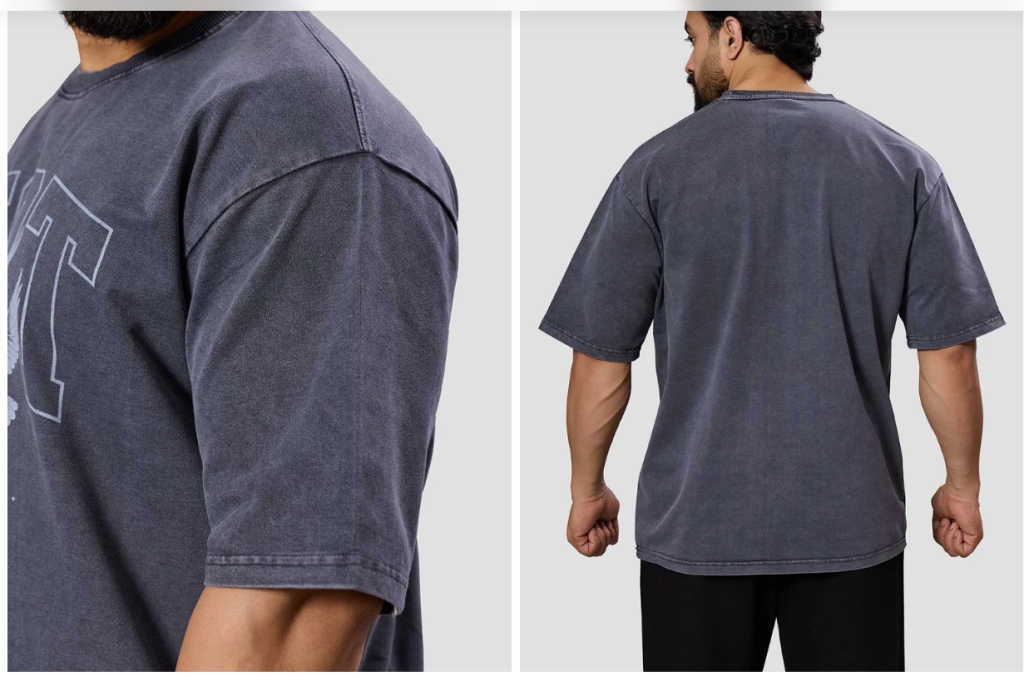 breathable oversized t-shirt for men